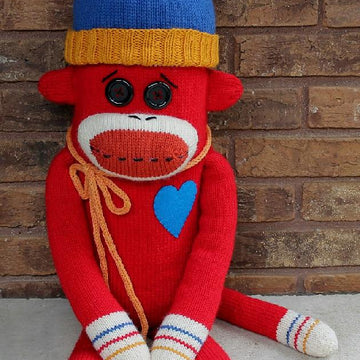 Sock Monkey Pillow