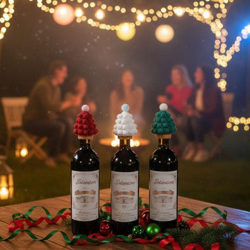 Christmas Tree Crochet Pattern, Crochet Pattern Bottle Topper, No Sew Crochet Pattern