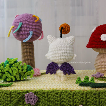 ✨ Moogle Amigurumi Pattern – Final Fantasy Inspired Fanart (PDF Crochet Pattern) ✨