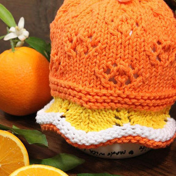 "Orange" fun lace hat