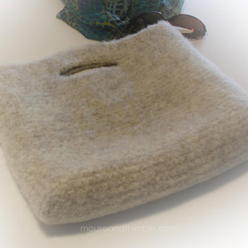 Tortile Tote Felted Wool Handbag UK TERMS 1915