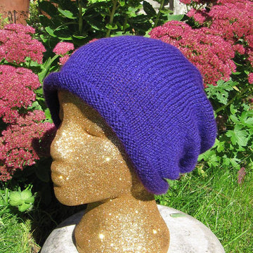 Doubleknit Roll Brim Slouch Hat