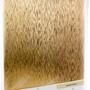 Tonic Studios Craft Perfect Luxury Embossed Cardstock A4 5/Pkg - Golden Satin