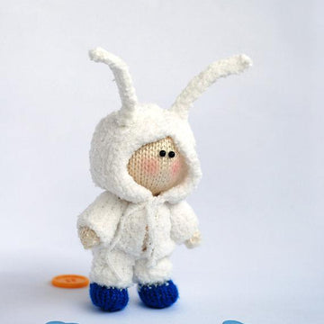 Small Boy Doll in the rabbit wear