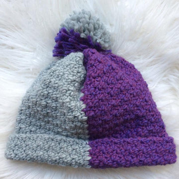 Color Block Slouchy Hat