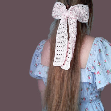 Crochet Delicate Hair Bow Pattern
