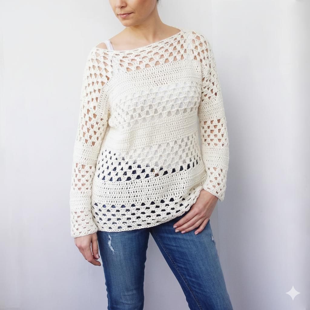 Granny stripes sweater
