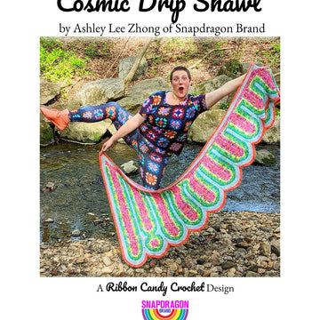 Cosmic Drip Shawl