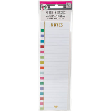 Happy Planner Sticky Note Pad W/20 Sheets 8"X2.5" - Bright