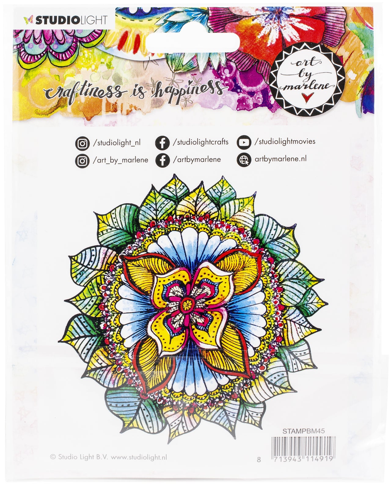 Studio Light Art By Marlene 5.0 Cling Stamp - NR. 45