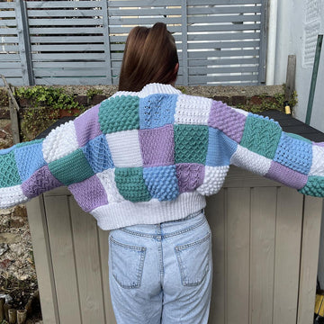 Roodles patchwork crochet cardigan (Harry Styles)