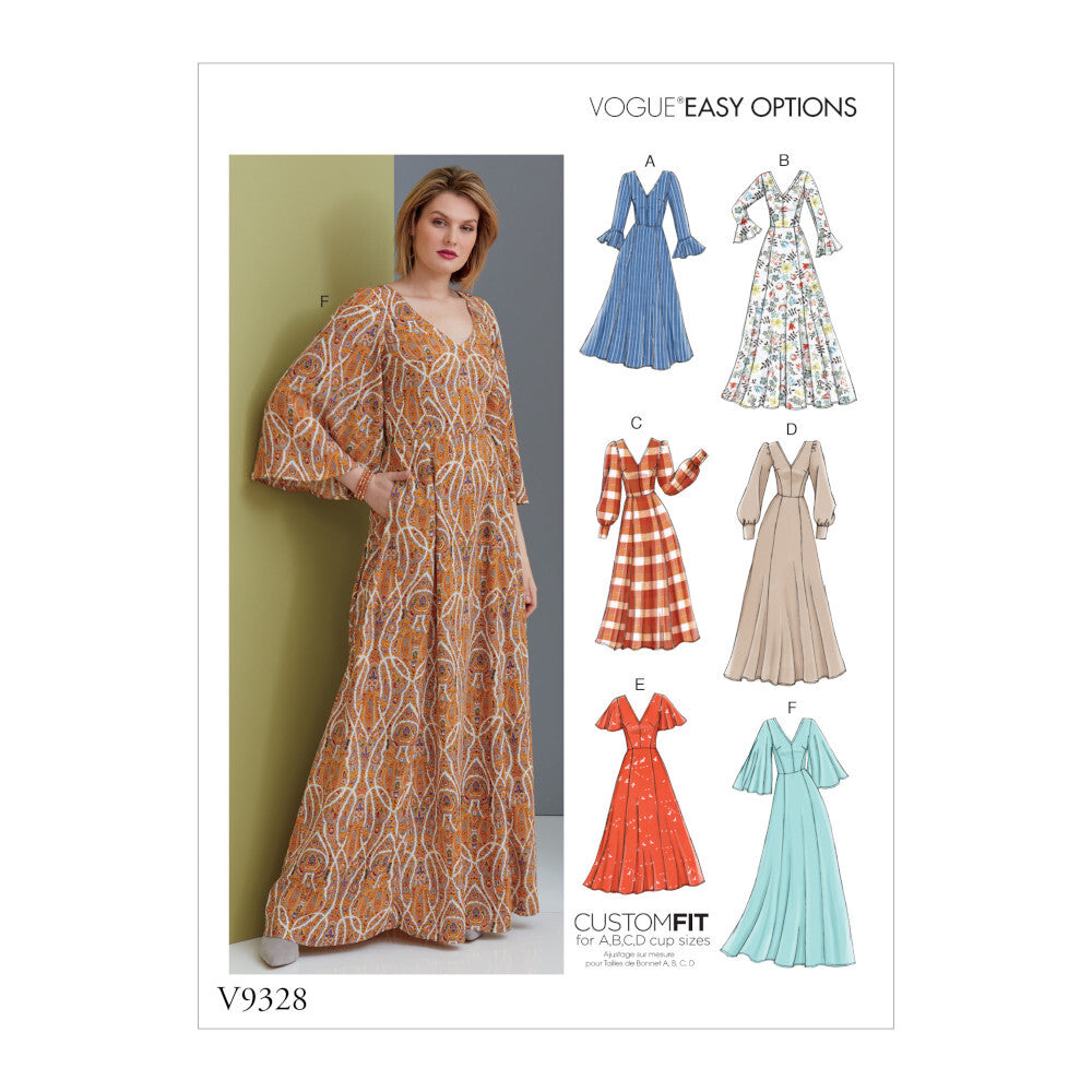 Vogue Misses' Dress V9328 - Sewing Pattern