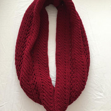 Red Lacy Cowl