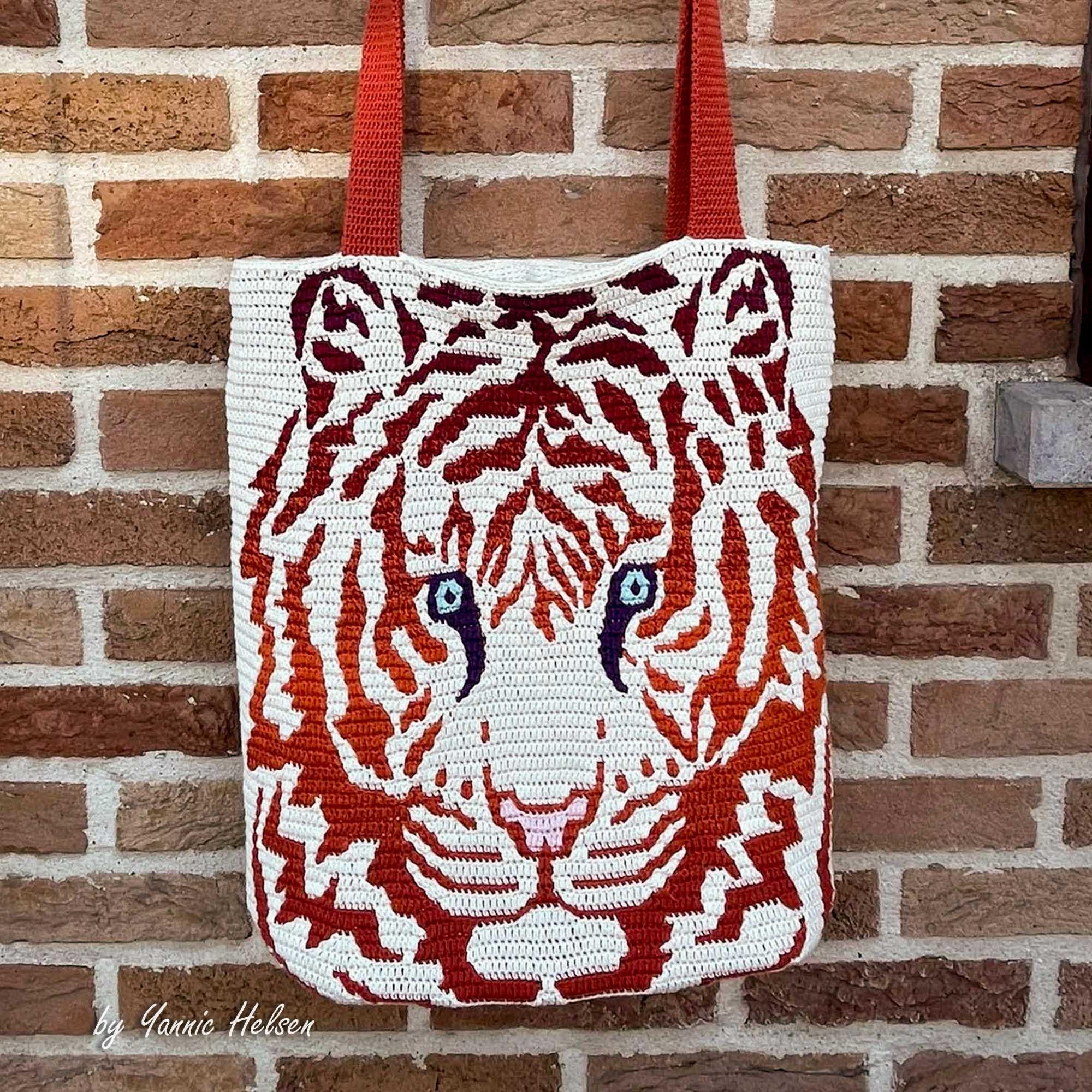 Tiger Mosaic Bag/ Pillow
