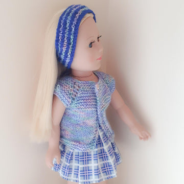 Royal Blue Headband for Doll