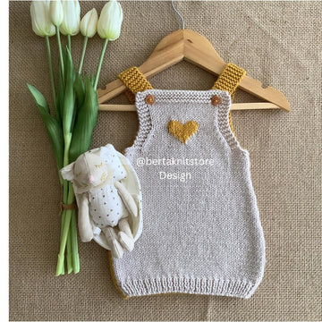 Little Heart Dress Knitting Pattern