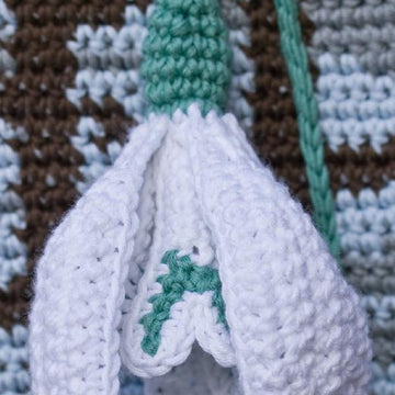 Wandbehänge „Vier Jahreszeiten" - Schneeglöckchen