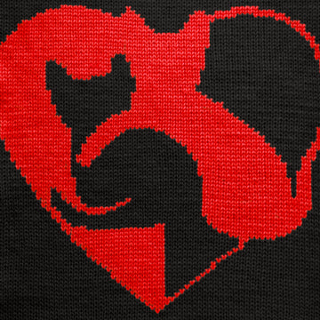 Cats in Love Knitting Chart