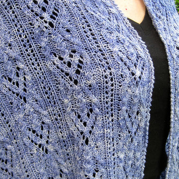 Leith Cable Lace Shawl