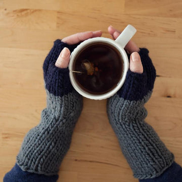 Colorblock Mittens