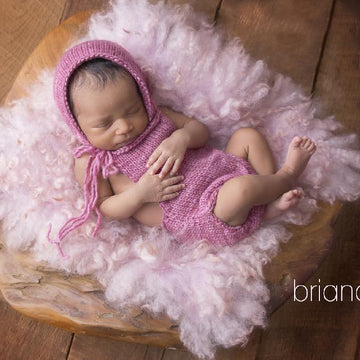 Sweet Romper Onesie & Bonnet