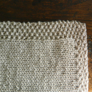 Super Chunky Moss Stitch Throw