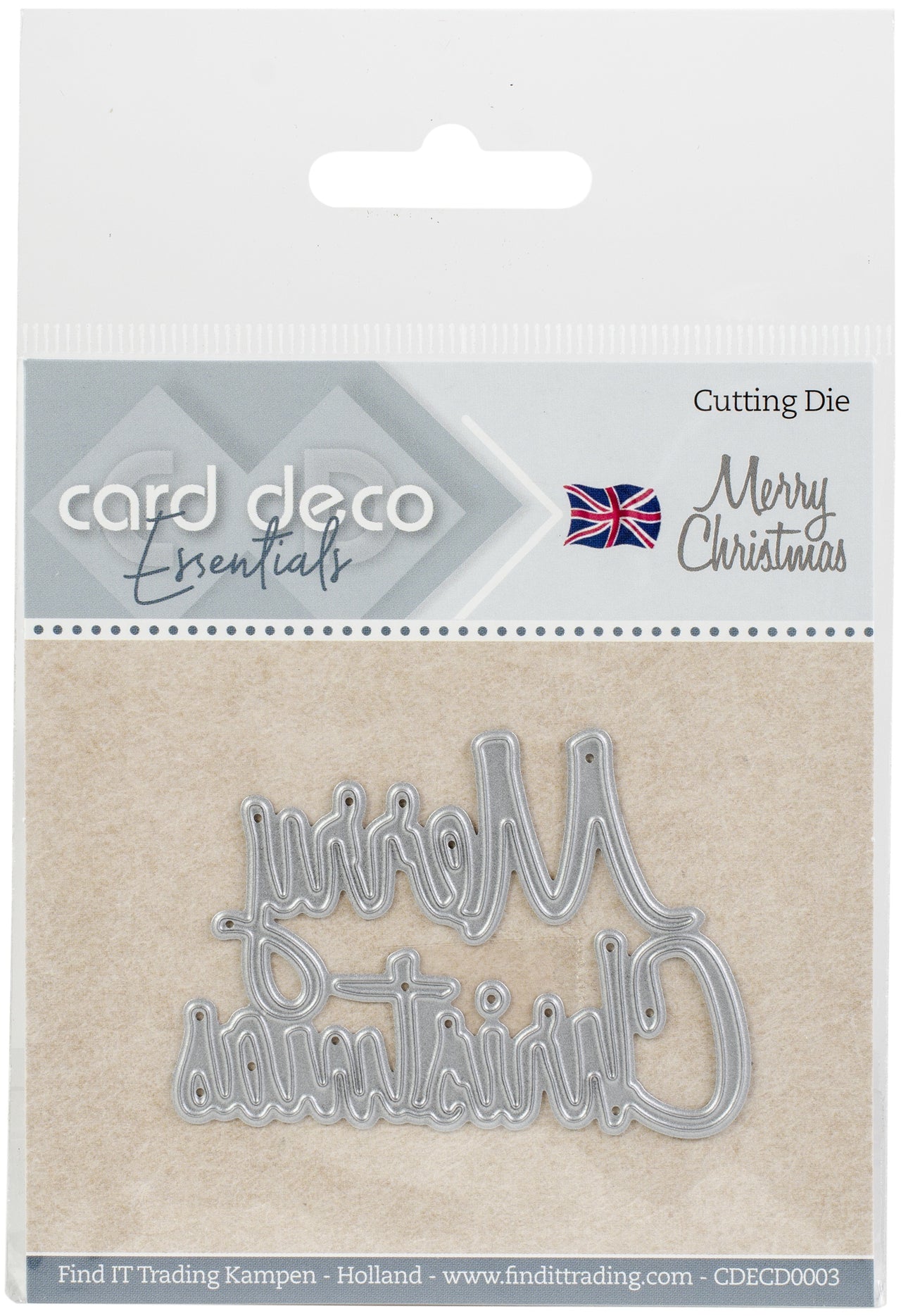 Find It Trading Card Deco Dies - Merry Christmas