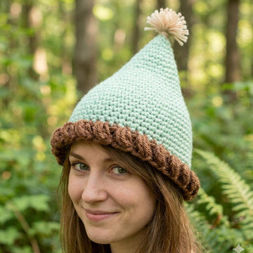 Crochet Acorn Beanie Pattern For Children Newborn Baby