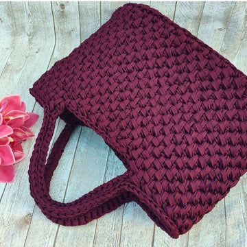 Big Crochet Tote Bag