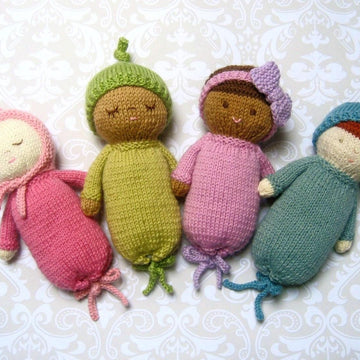 Knit Baby Doll Pattern Set