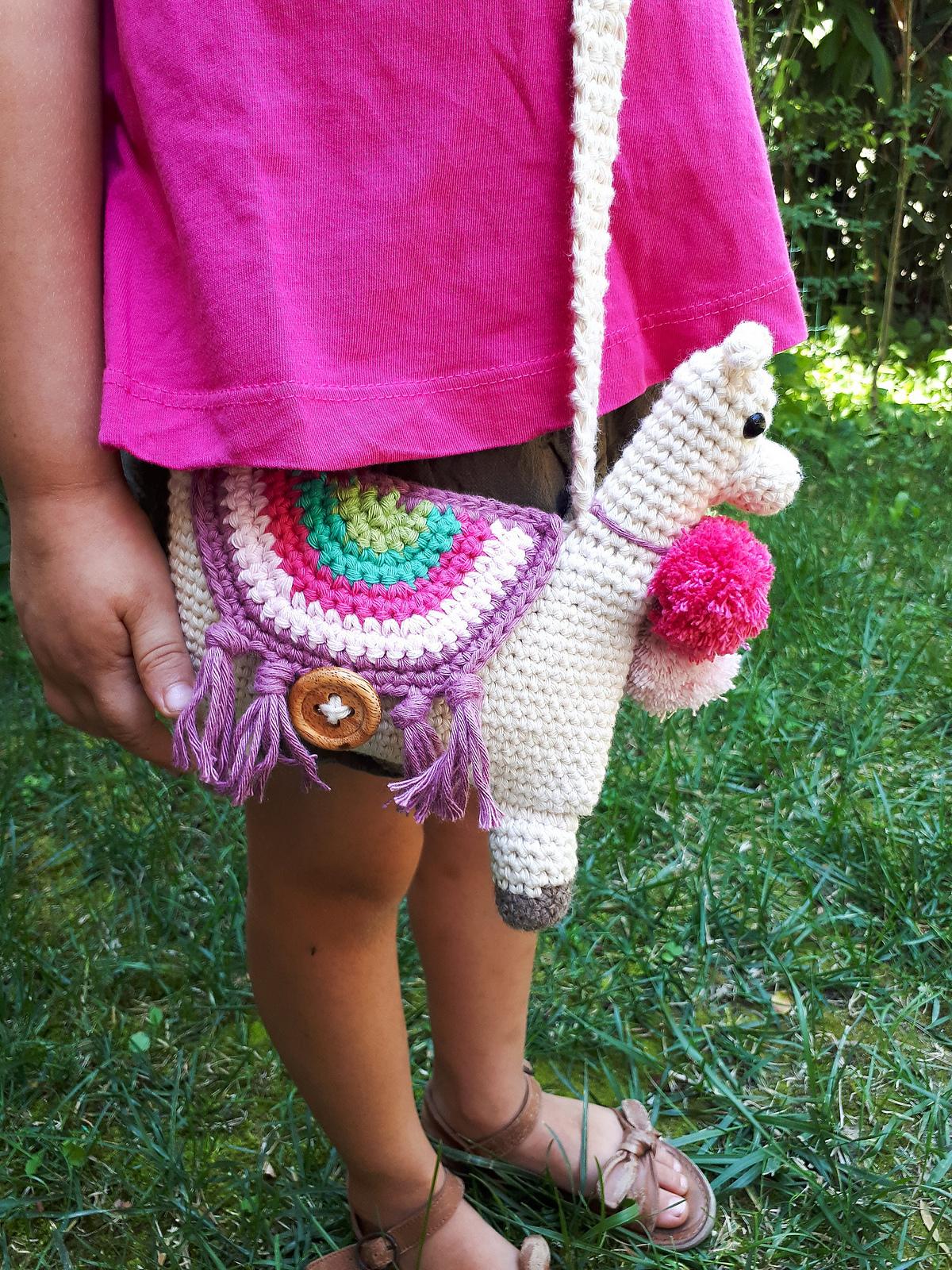 Llama purse