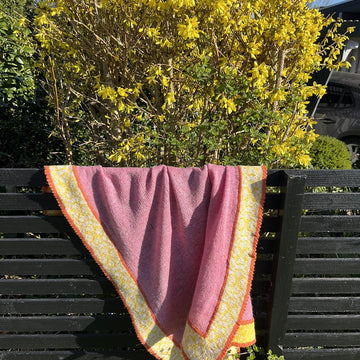 Clover Hearts baby blanket