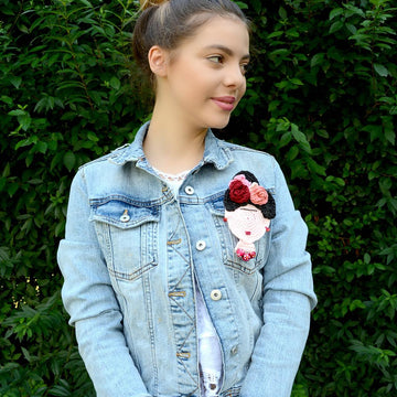 Frida Kahlo Inspired Brooch