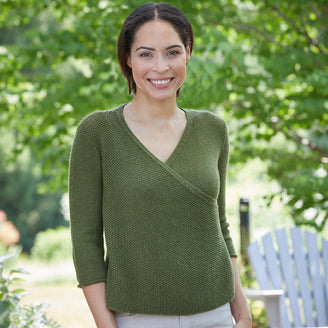 993 - Buttercreme - Jumper Knitting Pattern for Women in Valley Yarns Charlemont by Valley Yarns