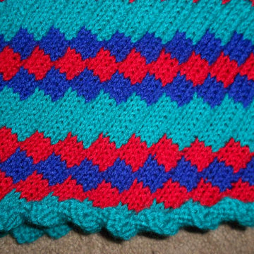 Easy Mock Entrelac Neck Warmer