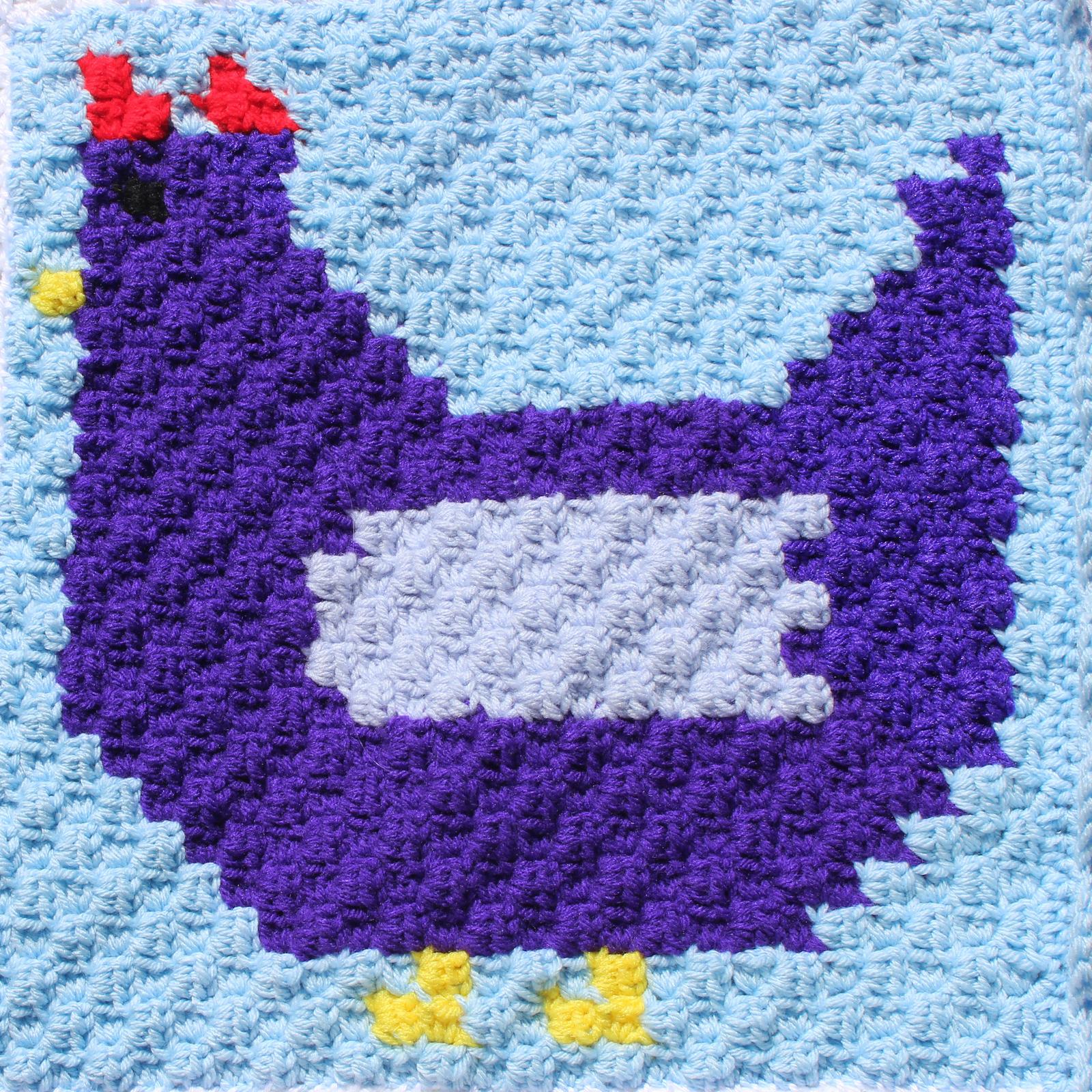 Chicken C2C Afghan