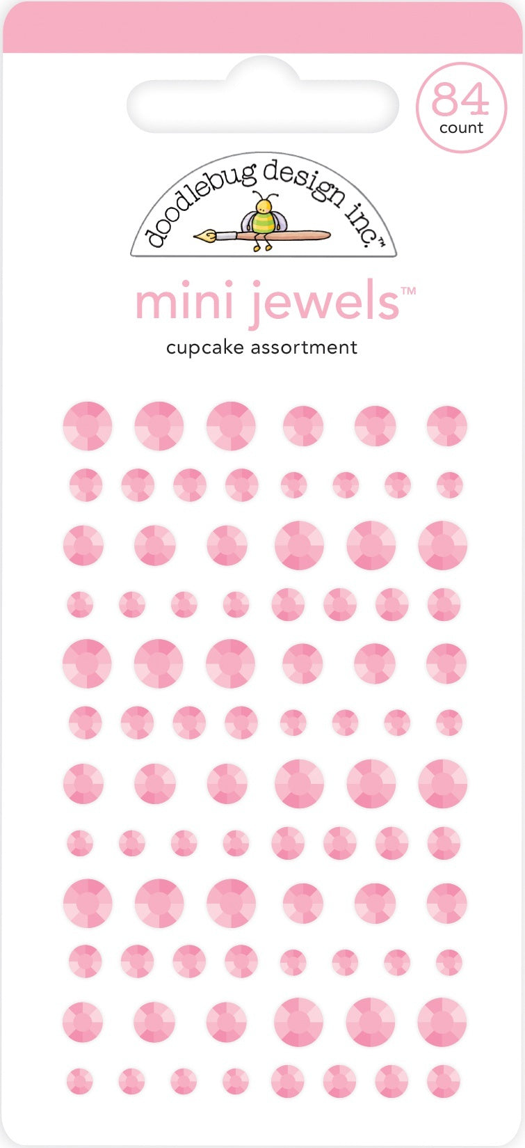Doodlebug Adhesive Mini Jewels - Cupcake
