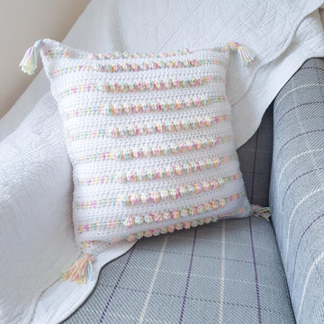 Reversible Bobble Highlight Cushion