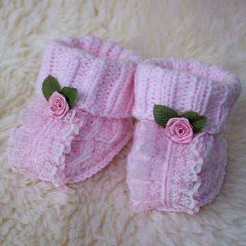 Spring Baby Booties