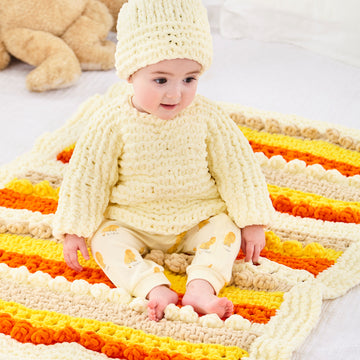 Baby Set 6229 in King Cole Warm and Toastie - Leaflet