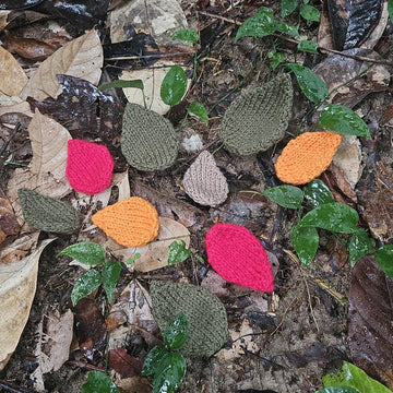 Knitted Leaves