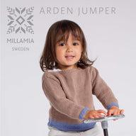 Arden Jumper - Knitting Pattern For Babies in MillaMia Naturally Baby Soft by MillaMia