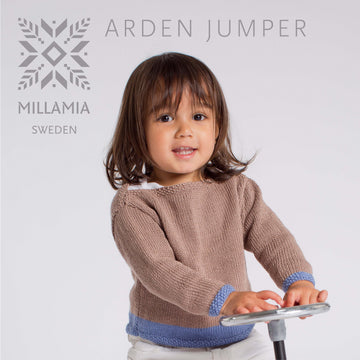 Arden Jumper - Knitting Pattern For Babies in MillaMia Naturally Baby Soft by MillaMia