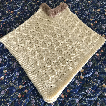 Lattice Cabled Poncho