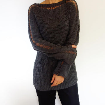 Slim Thumb Hole Sweater
