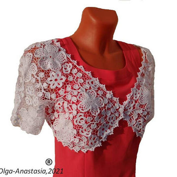 White lace bolero