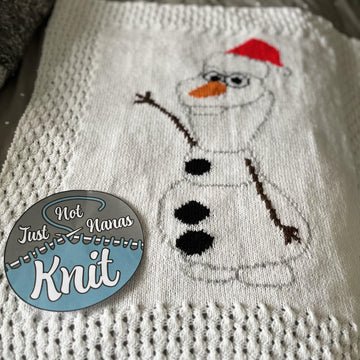 Olaf Christmas Baby Blanket