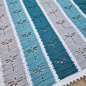 Dragonfly Mile A Minute Blanket