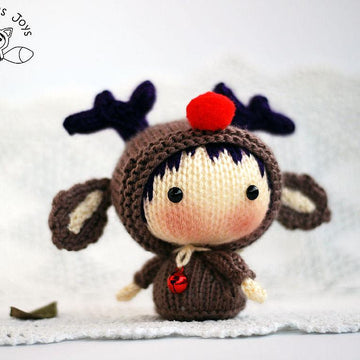 Christmas Deer Tanoshi Doll
