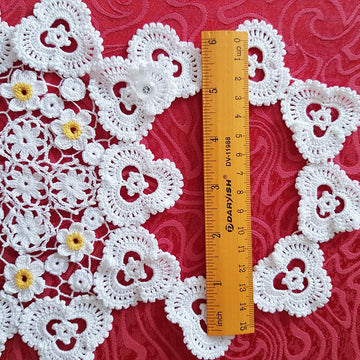 Lace bib for baby